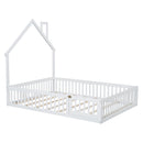 House Platform Bed With Guardrail