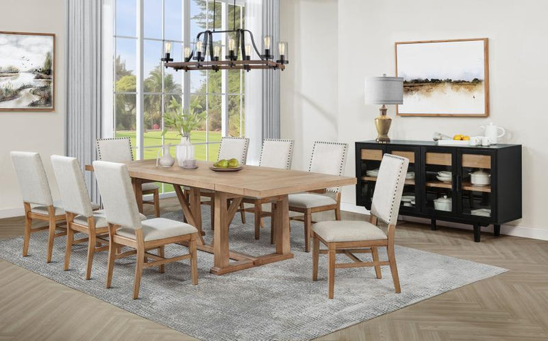 Middleton - Upholstered Dining Side Chair Beige (Set of 2) - Natural