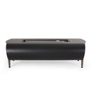 Vernon - Rectangle Fire Pit 50, 000 Btu - Dark Gray