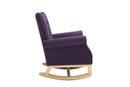 Modern Rocking Chair, Upholstered Accent Chair For Nursery, Small Contemporary Rocke