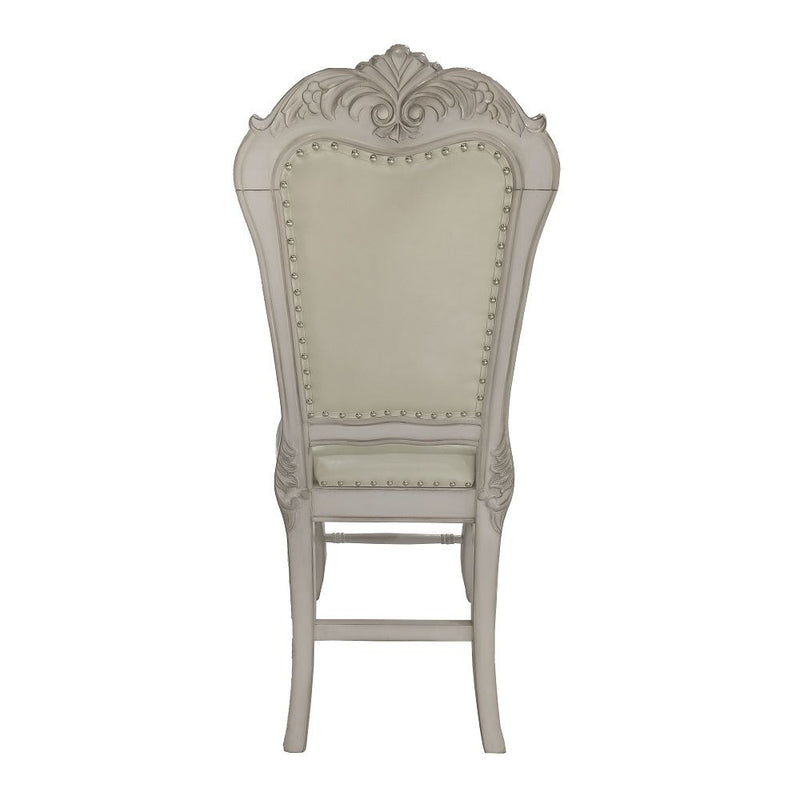 Dresden - Counter Height Chair (Set of 2) - Synthetic Leather & Bone White