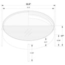 Ozella - Round Coffee Table Set