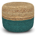 Lydia - Handcrafted Round Pouf