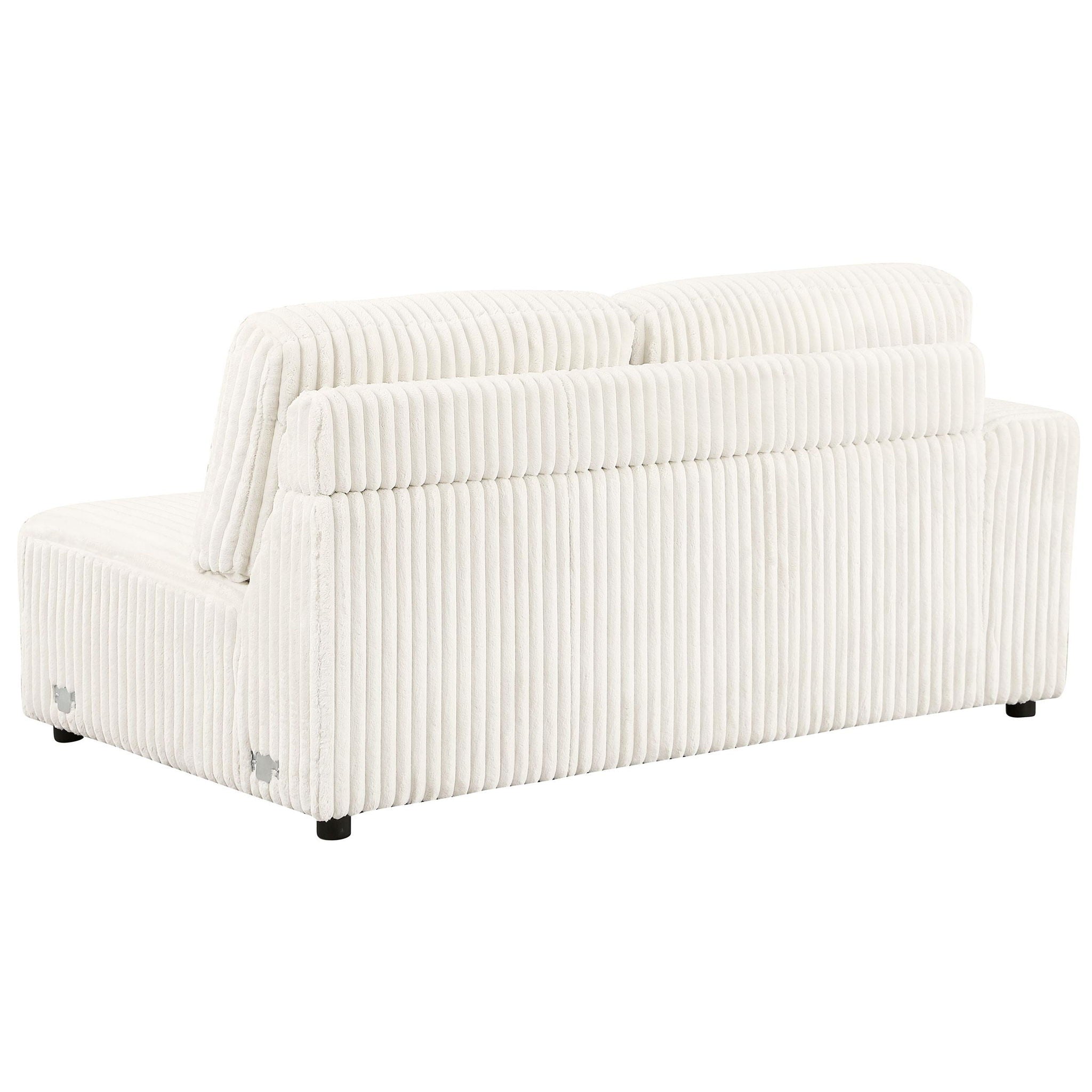 Emberson Upholstered LAF Loveseat Ivory