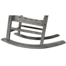 Oversized Porch Rocker Chair With Wide Seat And Tall Backrest