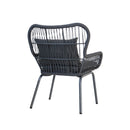 Southport - Club Chair With Woven Rope And Cushions