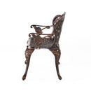 Lucia - Outdoor Garden Bench - Copper