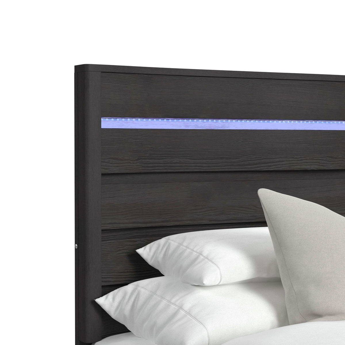 Tobias Bed With LED in Black by Elements International, view 23