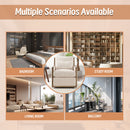 Comfy Accent Barrel Chair, 360 Degree Swivel