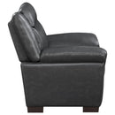 Arabella - Upholstered Padded Arm Accent Chair - Gray