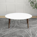 Ada - Mid-Century Modern Style Oval Dining Table