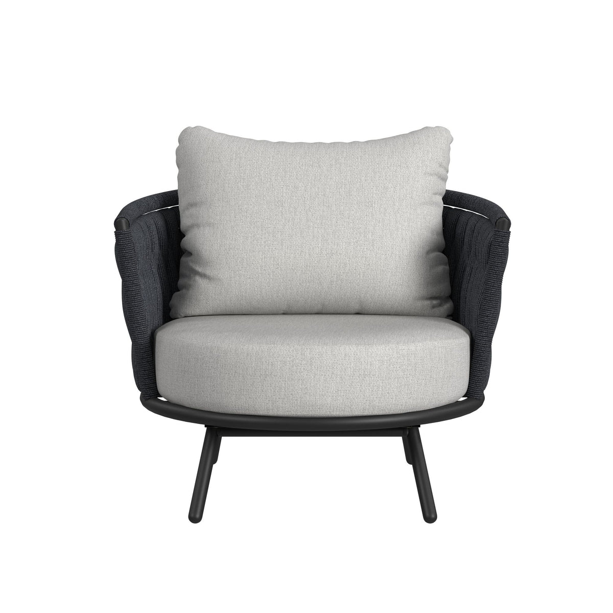 Bali Chairs With Olefin (Set of 2) in Dark Gray by Elements International, view 9