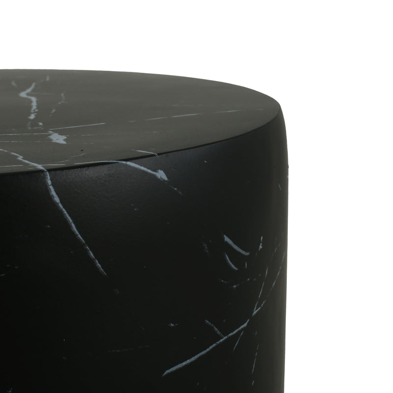 Cylindrical Design, Outdoor Lightweight Concrete Side Table