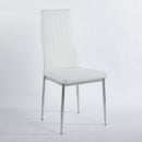 Chrome Leg Dining Chair (Set of 4)