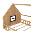 House Bed With Window And Fence