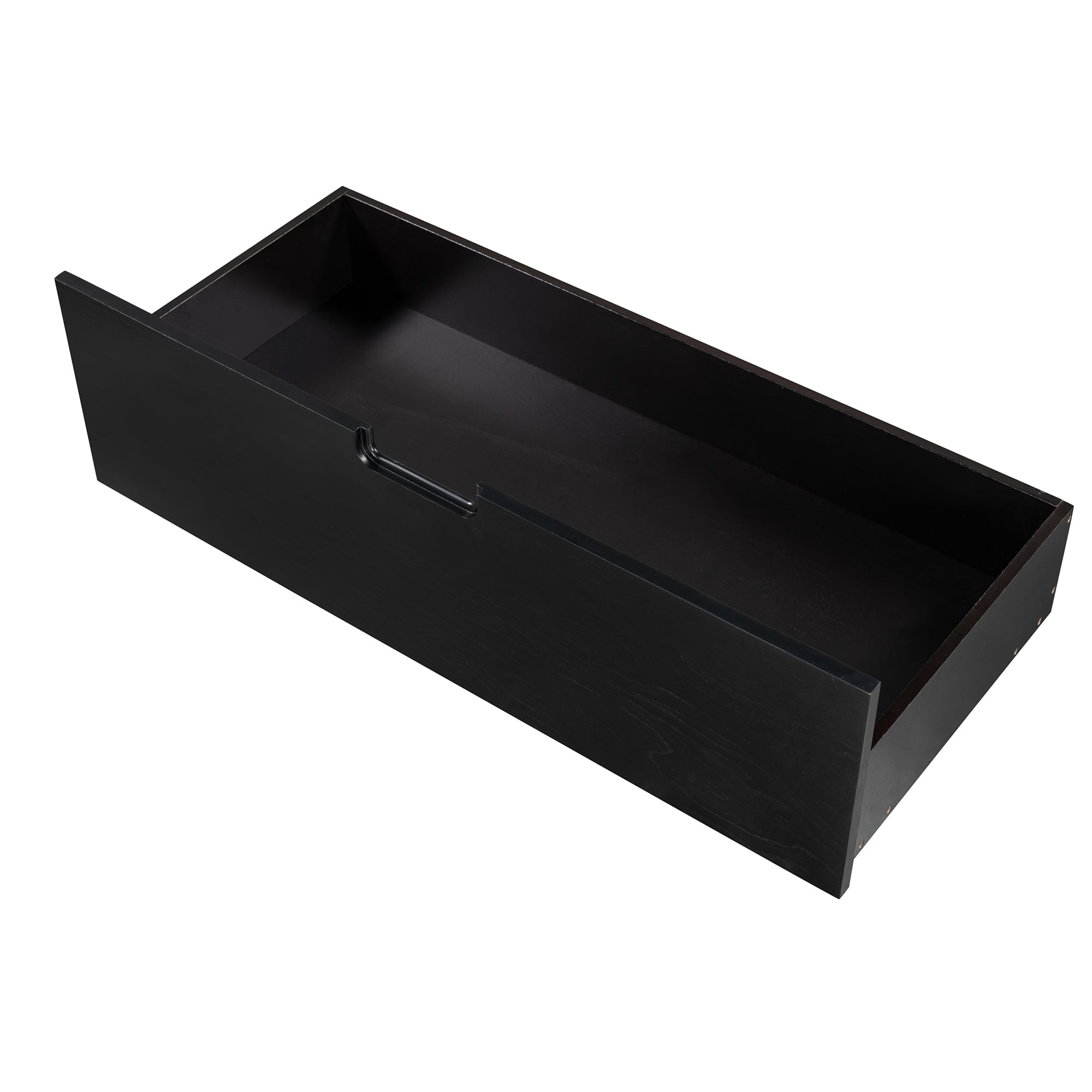 Twin size Daybed with Two Drawers, Wood Slat Support, Espresso - Atlantic Fine Furniture Melbourne FL
