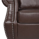Contemporary 3 Seater Sofa With Nailhead Trim