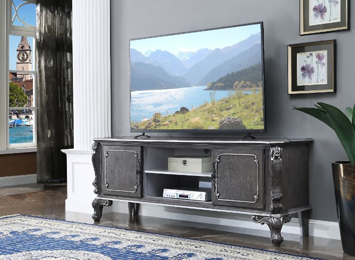 House - Delphine - TV Stand - Charcoal Finish