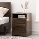 Broxon - Rustic Drawer Nightstand