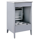 Modern Bathroom Vanity With Sink, Functional Drawer, Soft- Closing Door