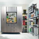 Astro Series - Garage Cabinet Set A With Soft Closing Drawers - Metallic Gray