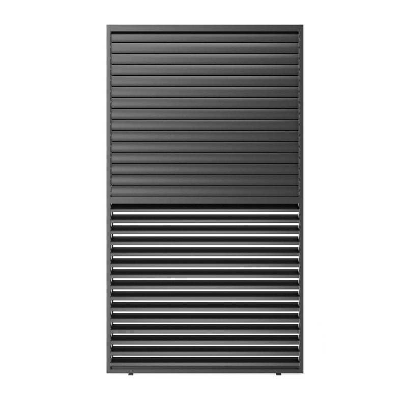 Louver Grille 1 / 3 13Ft Frame & Louvers - Black