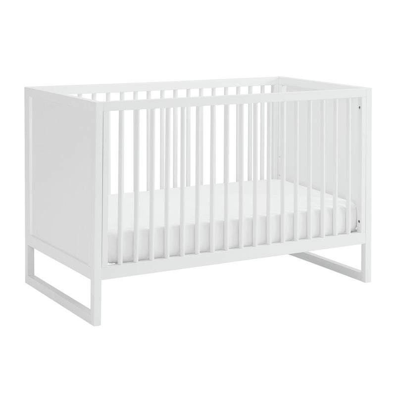 Lauren - Crib And Dresser With Topper - White