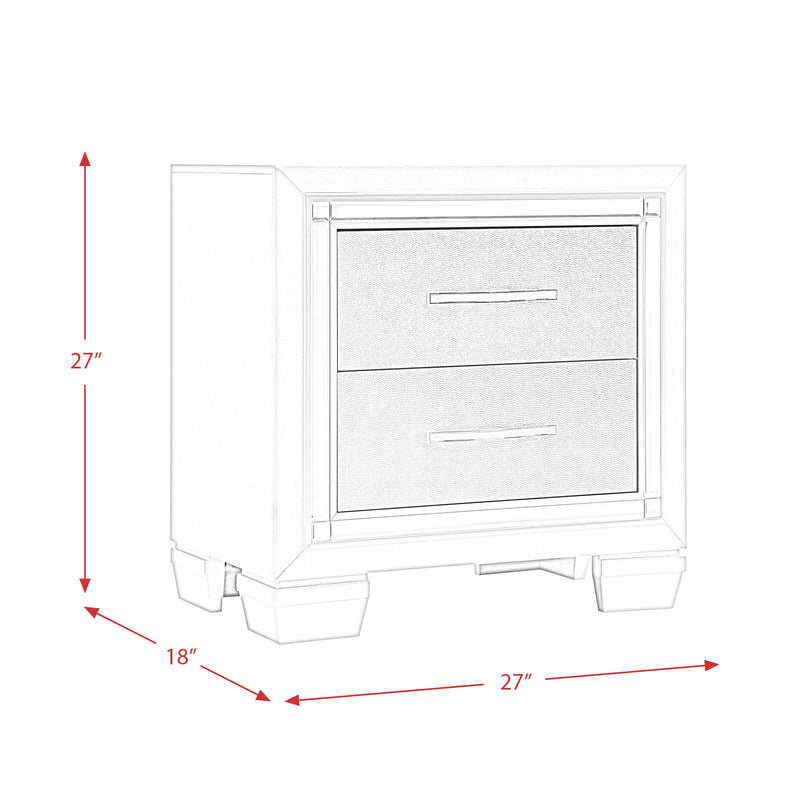 Platinum - Platform Storage Bedroom Set