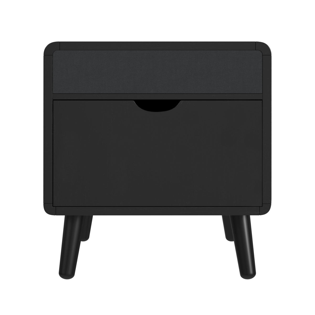 Halo Square Smart End Table in Black by Elements International, view 11