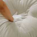 Contemporary U Shaped Sofa With Console And Cupholders