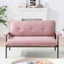 Modern Metal Frame Sofa With Sponge Filling For Compact Spaces And Versatile Use
