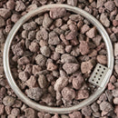 Round Iron Fire Pit With 40,000 Btu