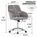 Adjustable Ergonomic Office Chair, Swivel Backrest Seat