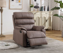 Modern Soft, Manual Recliner Chair - Brown