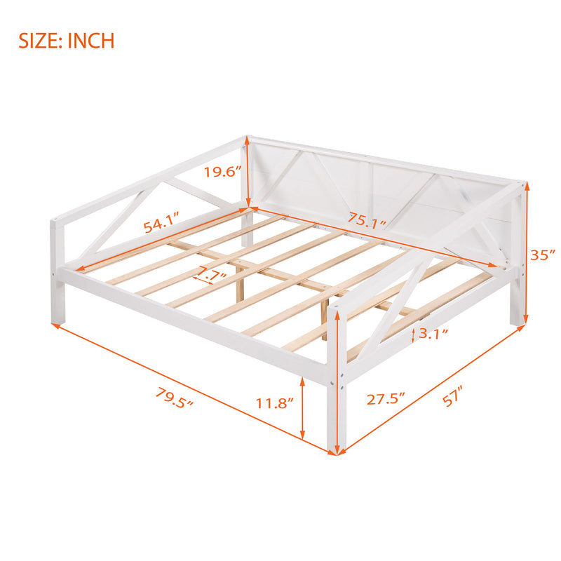 Elegant Design Daybed With Slat Support