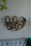 SerethaLeaf Wall Decor - Gold