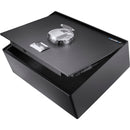 0 23 Cu Ft Top Opening Biometric Security Safe - Black