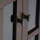 Warm Shaker - Handcrafted Medium Storage Media Cabinet