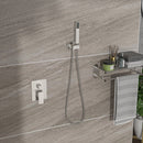 Dual Shower Head System With Ceiling Mount And Rough In Valve