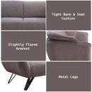 Dalya - Sofa - Gray Linen - Atlantic Fine Furniture Inc