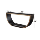 Maceo - Console Table - Black & Gold