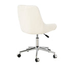 Adjustable And Space-Saving Chair With Golden Electroplated Legs