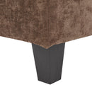 U-Shaped Sectional Sofa 103.5" Black Chenille Fabric Couch With Dual Chaise Lounges, Storage Pockets, Armrest Pillows