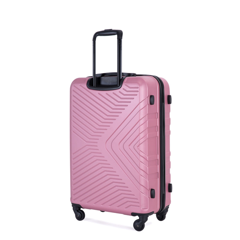 3 Piece Luggage Sets Lightweight Suitcase With Two Hooks, Spinner Wheels, Tsa Lock, Durable Hard Shell