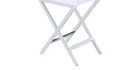 Coleen - Accent Table - White / Chrome