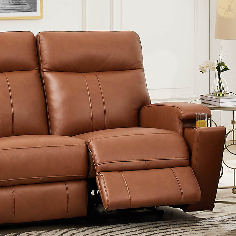 Venice - Power Headrest Zero Gravity Reclining Sofa - Brown