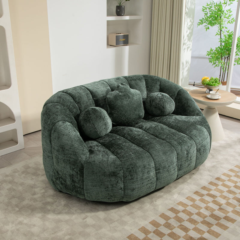 Bean Bag Lazy Sofa Durable Comfort Lounger High Back Bean Bag Chair Couch