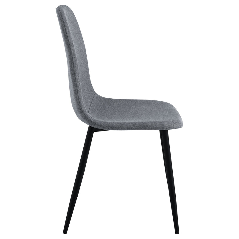 Dennison - Upholstered Dining Side Chair (Set of 4) - Gray