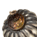 Tear Drop Ornament, Glass Decorative Hanging Christmas Tree Ornaments For Holiday Party Decorations (Set of 6) - Silver