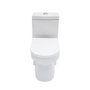 1 Piece Toilet For Bathroom, Dual Flush 1.1 / 1.6 Gpf, Soft Closing Seat - White